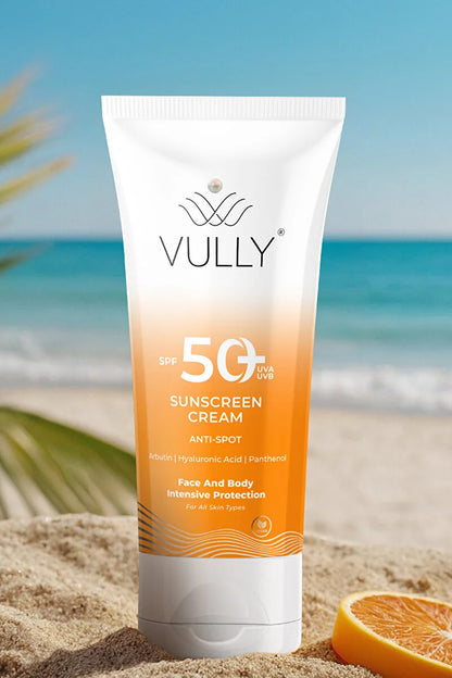 VULLY Anti-spot - Brightening and Moisturizing High Protection SPF+50 Face and Body Sun Cream 50ml