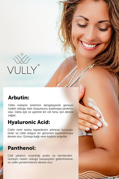 VULLY Anti-spot - Brightening and Moisturizing High Protection SPF+50 Face and Body Sun Cream 50ml