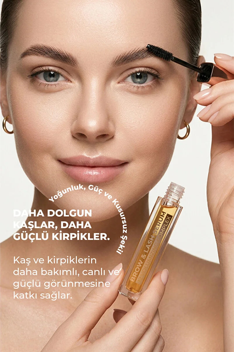 VULLY 12 Active Ingredients Volumizing - Volumizing - Enhancing and Lengthening Eyebrow and Eyelash Serum 5ml