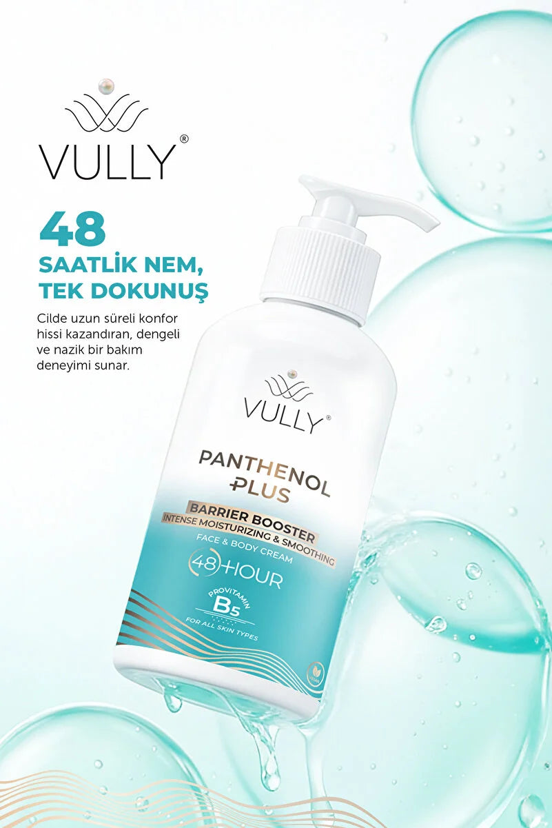 VULLY Panthenol Plus 48-hour Intensive Hydrating and Restorative Face and Body Cream 250 ml