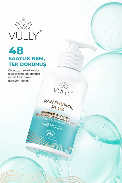 VULLY Panthenol Plus 48-hour Intensive Hydrating and Restorative Face and Body Cream 250 ml