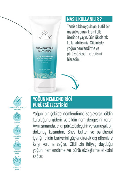 VULLY Intensive Moisturizing Hand Cream for Smooth Dry and Sensitive Skin 75ml