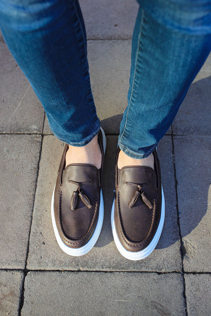MN127 - CBT Loafer-X მამაკაცის ფეხსაცმელი ყავისფერი