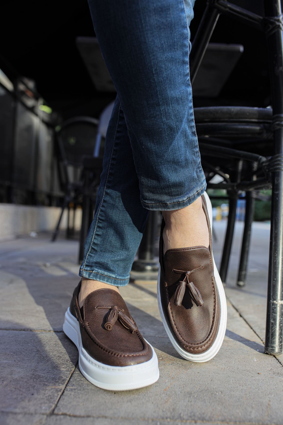 MN127 - CBT Loafer-X მამაკაცის ფეხსაცმელი ყავისფერი